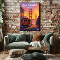 San Francisco California Dream Poster PosterGoat