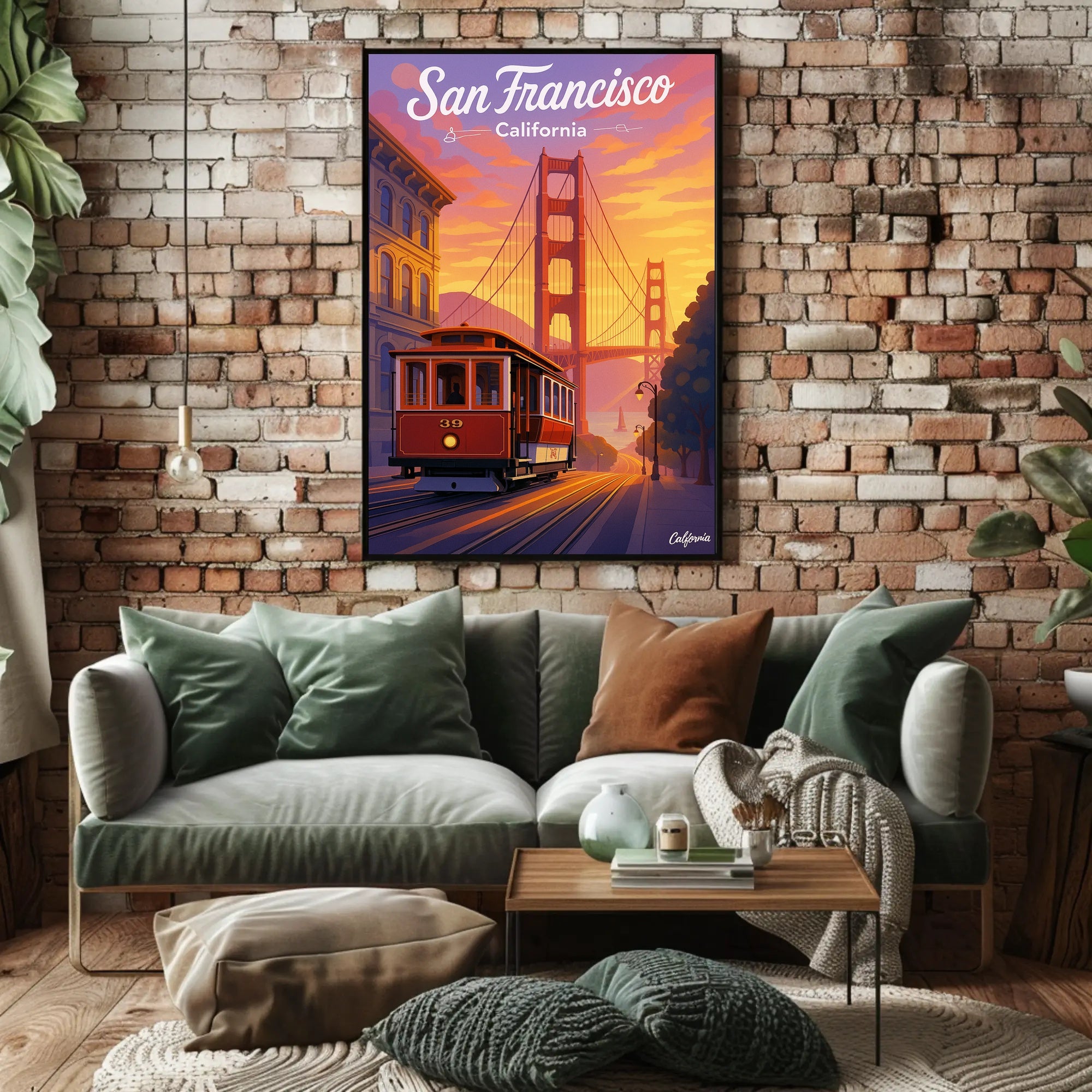 San Francisco California Dream Poster PosterGoat