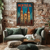 Montréal Architectural Marvel Poster