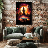 Retro Futurism Dreamscape Retro Poster