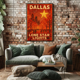 Dallas Lone Star Poster