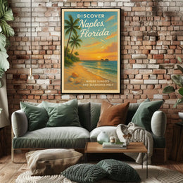 Discover Naples, Florida Poster