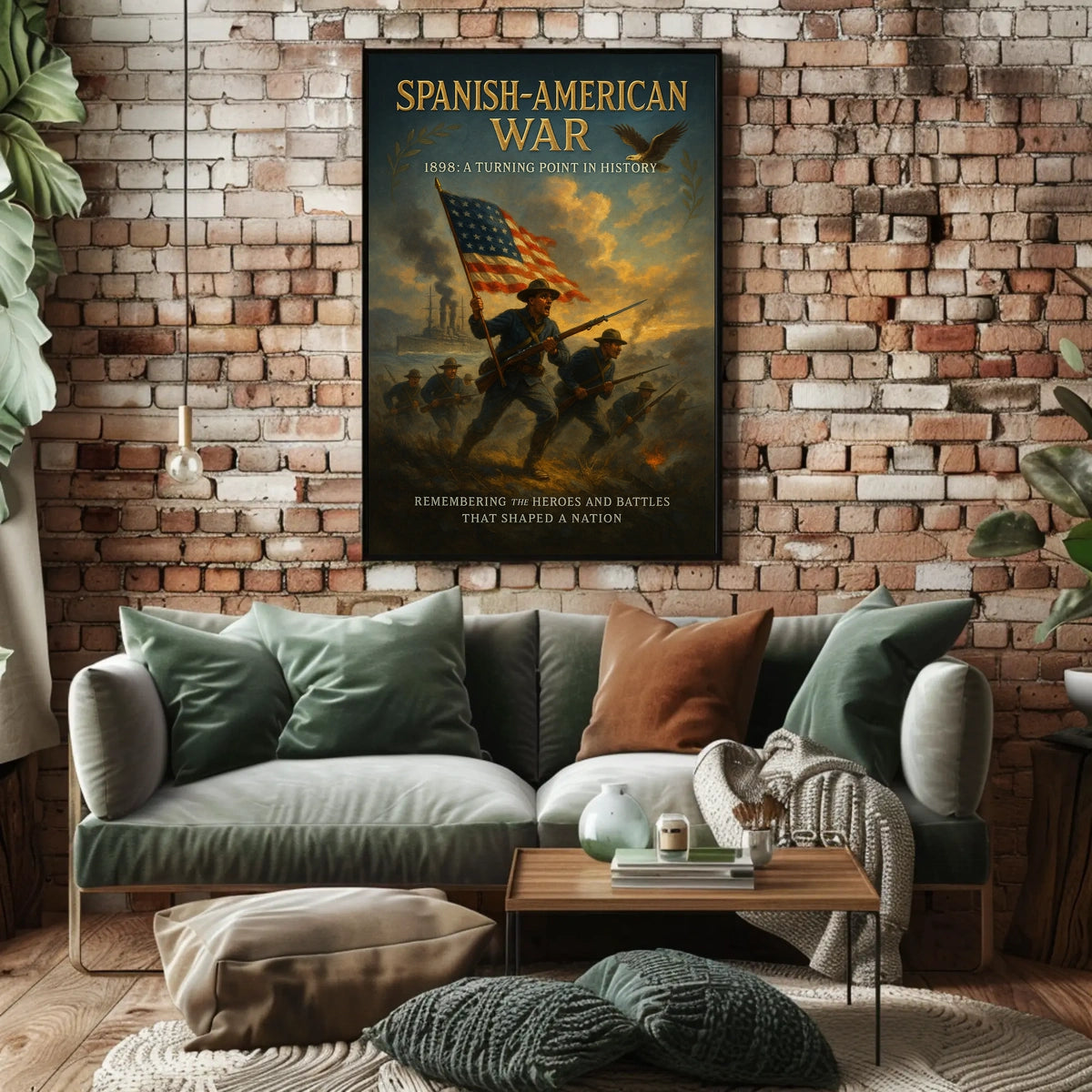 Spanish-American War 1898 Poster
