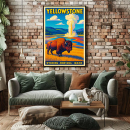 Yellowstone National Park Poster