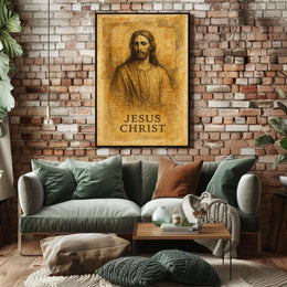 Jesus Christ Artistic Portrait Poster
