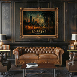 Brisbane Nights Poster