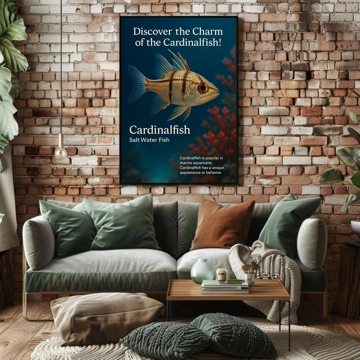 Discover The Charm Of The Cardinalfish Poster