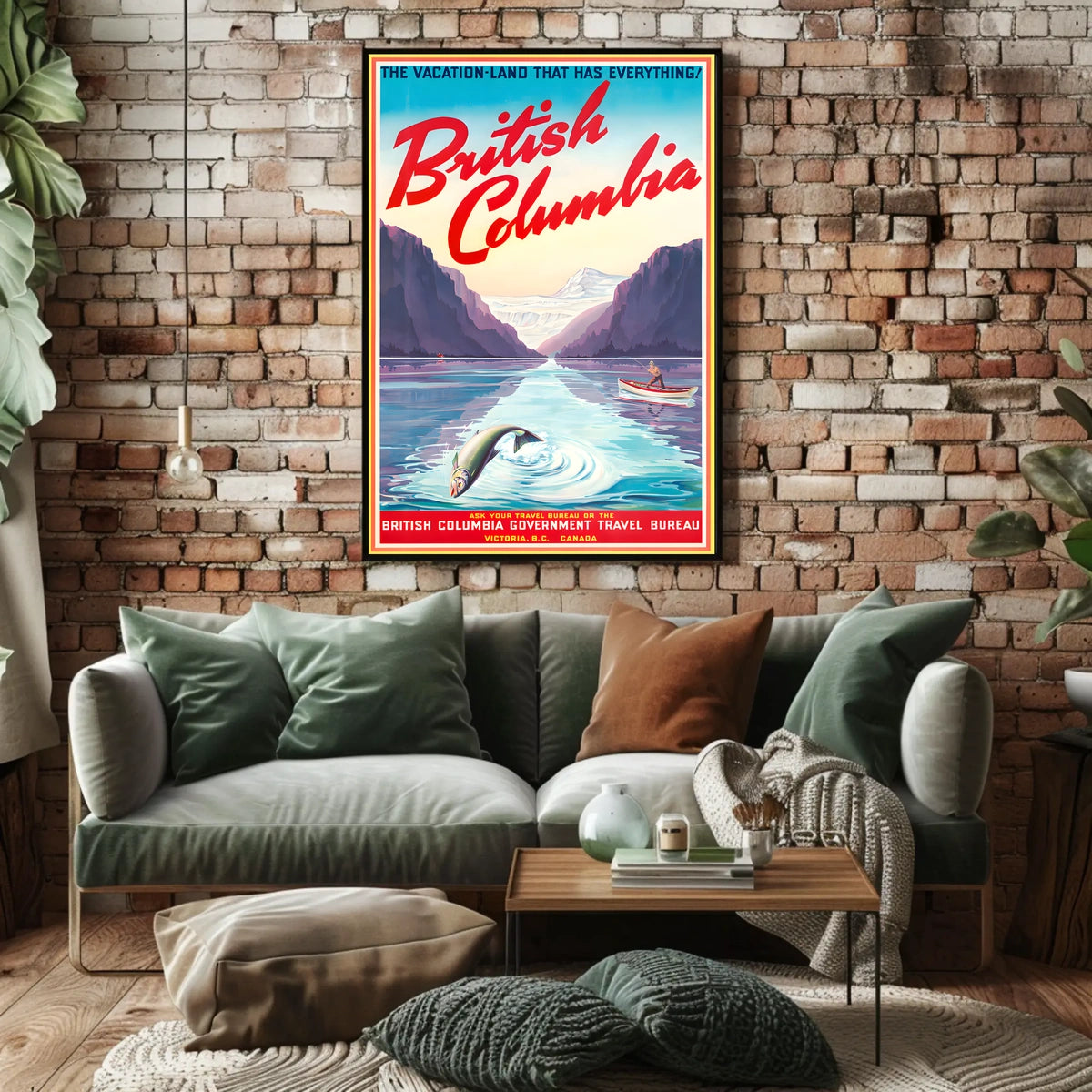Discover British Columbia Poster