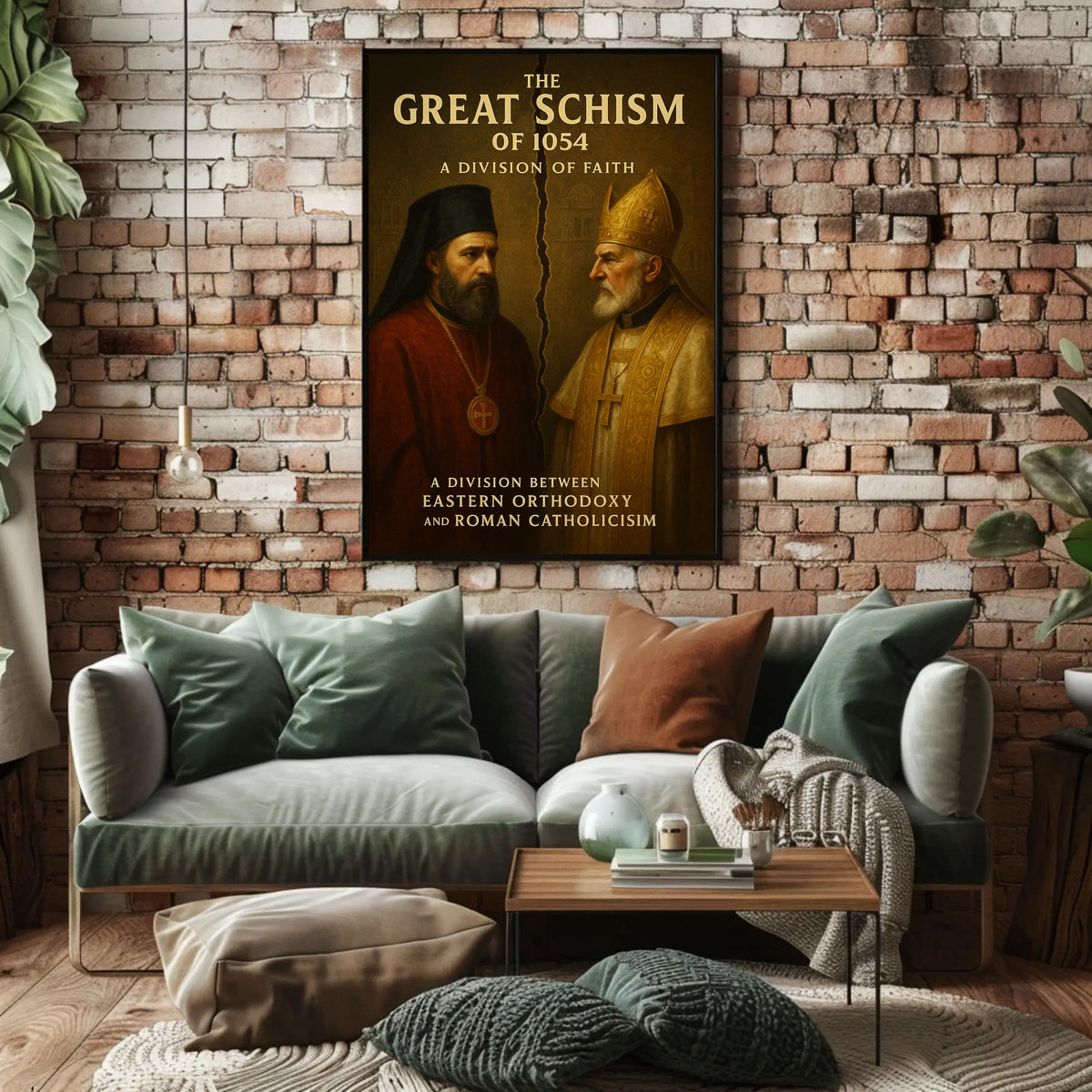 Great Schism Historical Division Educational or Infographic Poster