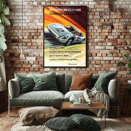 Porsche Carrera GTS Typ 904 Racing Achievements Poster