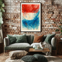 Abstract Patriotism Poster