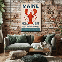 Discover Maine Poster
