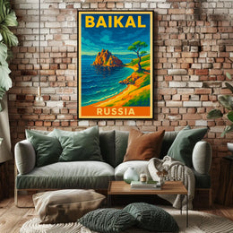 Baikal Russia Poster