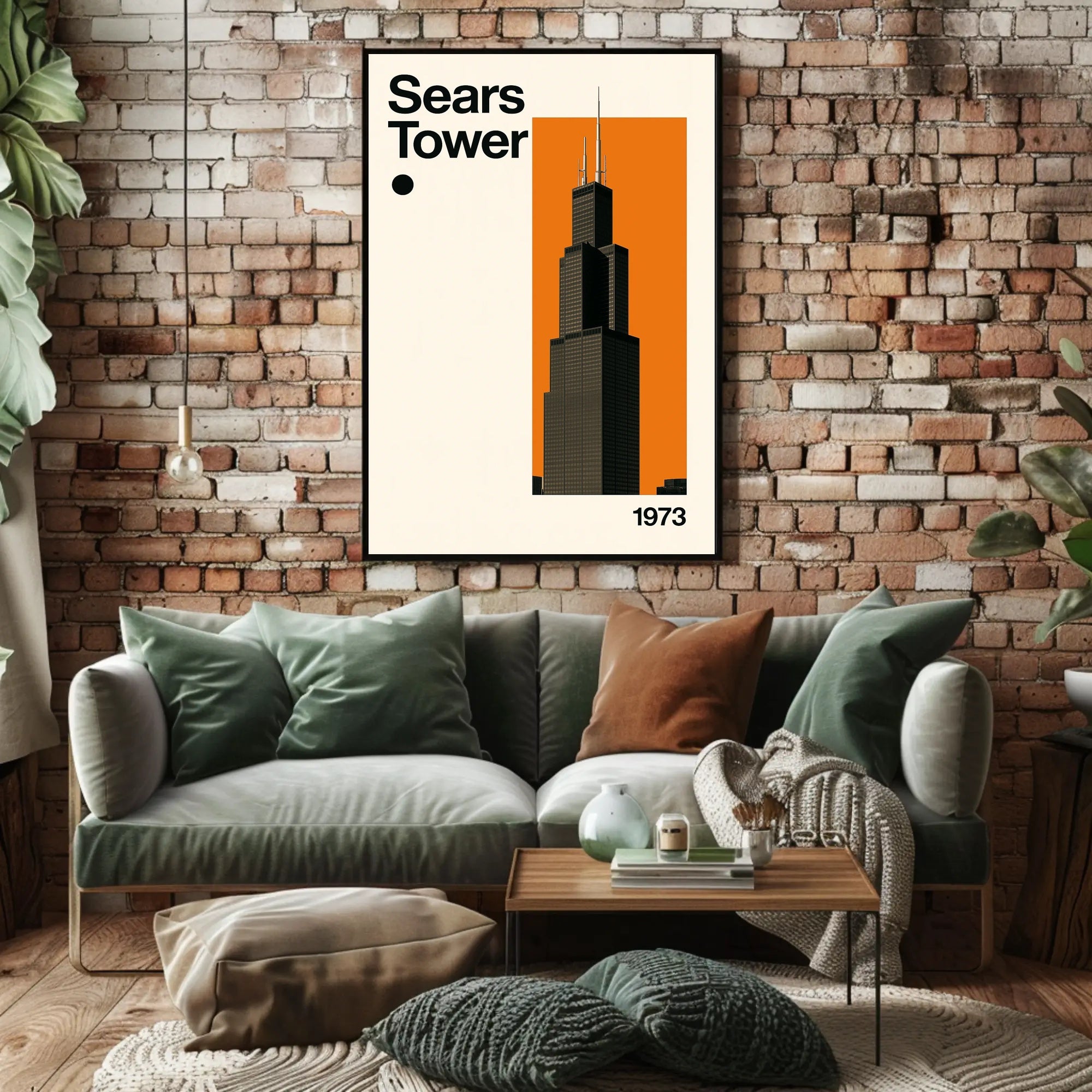Sears Tower Travel Poster