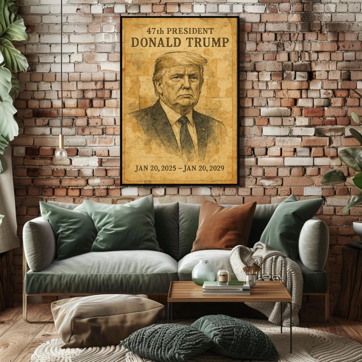 Donald Trump The 47th Commander-in-Chief Poster