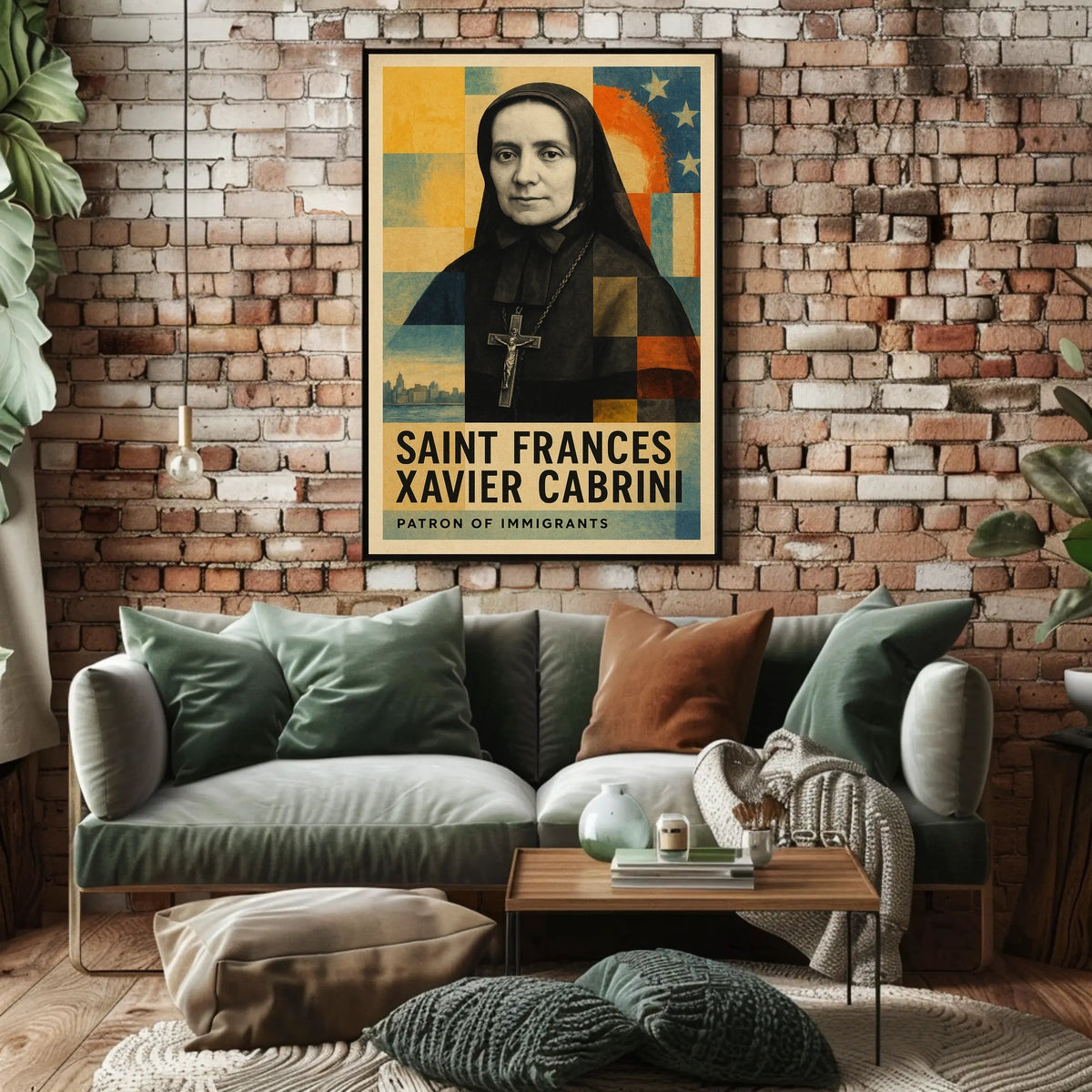 Saint Frances Xavier Cabrini Patron Of Poster