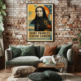 Saint Frances Xavier Cabrini Patron Of Poster