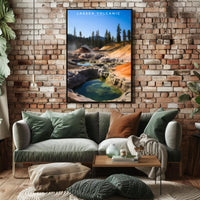 Lassen Volcanic National Park Travel Poster