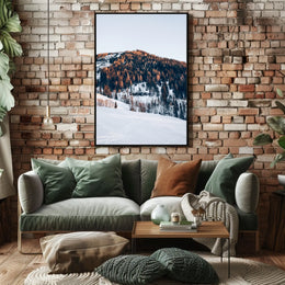 Winter Mountain Serenity Poster