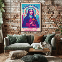 Blessed Adeline A Beacon Of Faith Poster