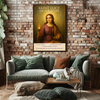 Saint Lucy of Syracuse Poster PosterGoat