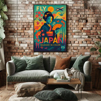 Fly Japan Wander In Color Poster