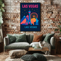 Vibrant Las Vegas Poster