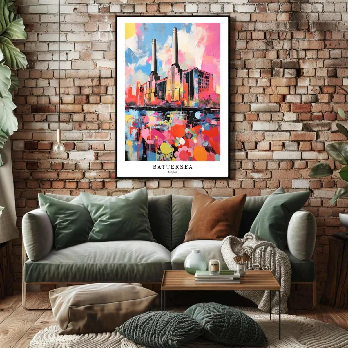 Battersea Power Station London Poster