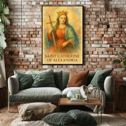 Saint Catherine of Alexandria Poster