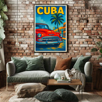 Vintage Cuba Travel Vintage Poster