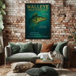 The Elusive Walleye Poster