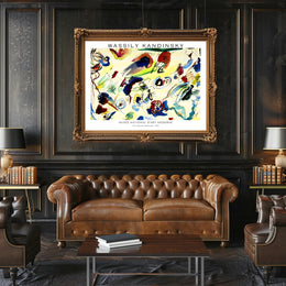 Wassily Kandinsky First Abstract Watercolor Poster