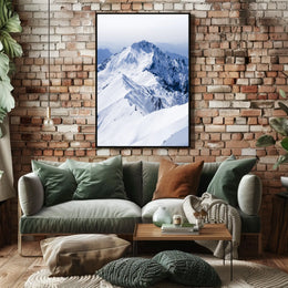 Majestic Winter Peaks Poster