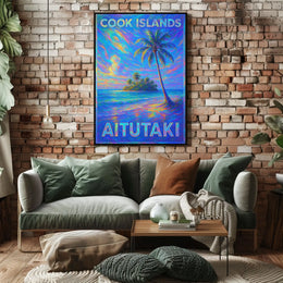 Aitutaki Cook Islands Paradise Poster