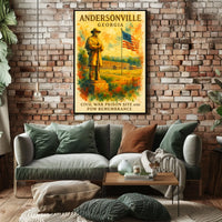 Andersonville Civil War Site Poster