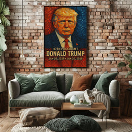Donald Trump 47th President Poster