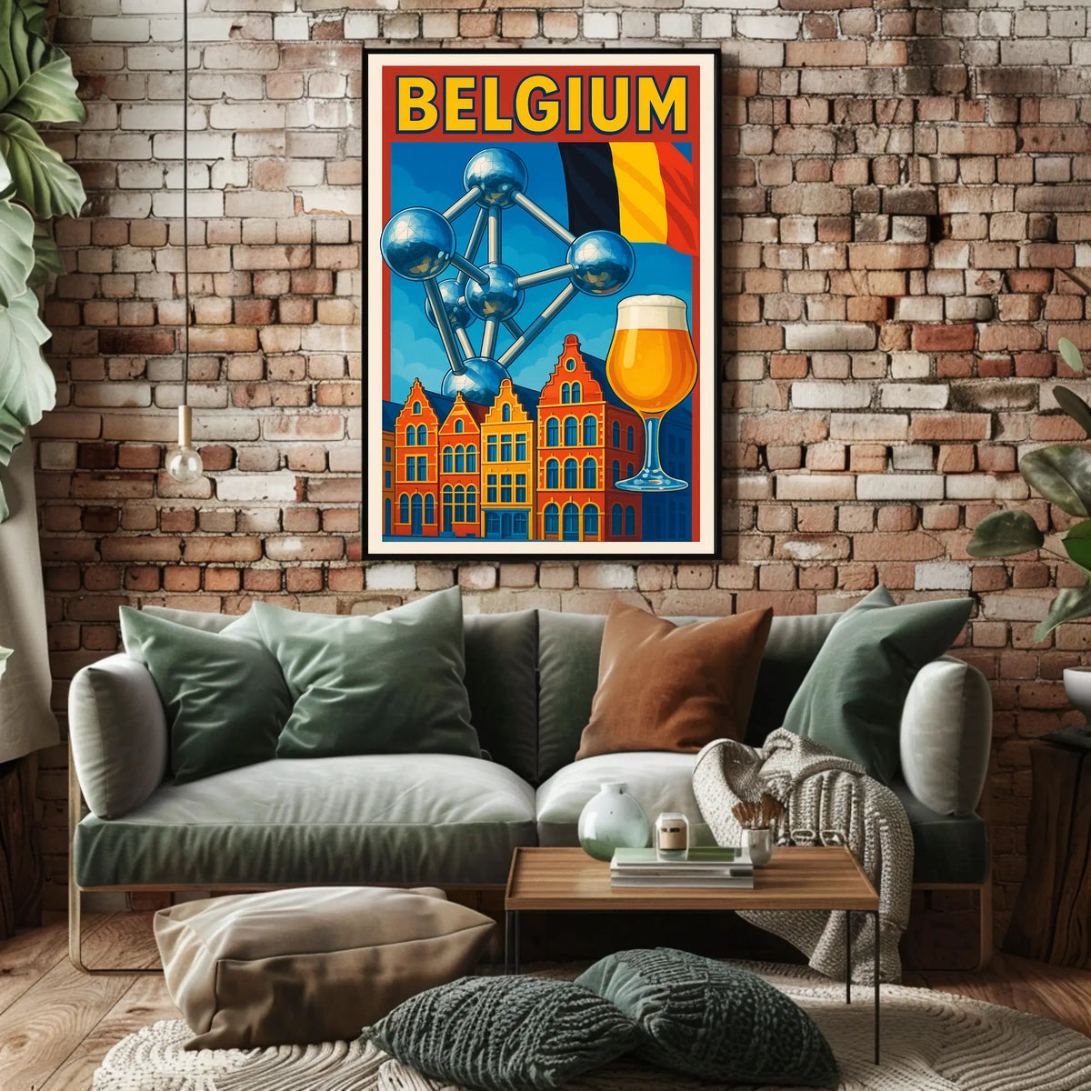 Belgium A Cultural Mosaic Poster