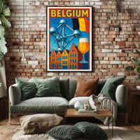 Belgium A Cultural Mosaic Poster