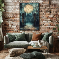 Moonlit Mansion Poster