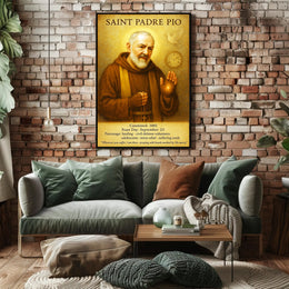 Saint Padre Pio Poster PosterGoat