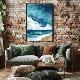 Celestial Seascape Poster