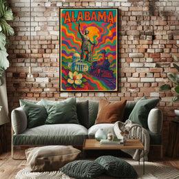 Vibrant Alabama Poster