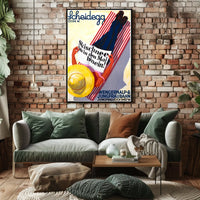 Scheidegg Ski Resort Promotion Poster