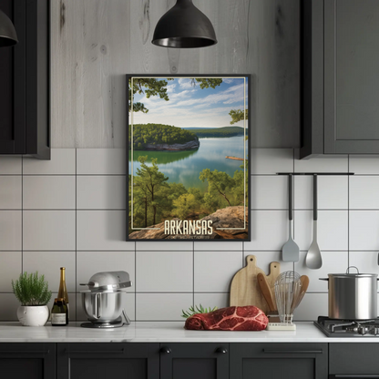 Arkansas Vintage Poster