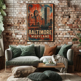Baltimore, Maryland Poster