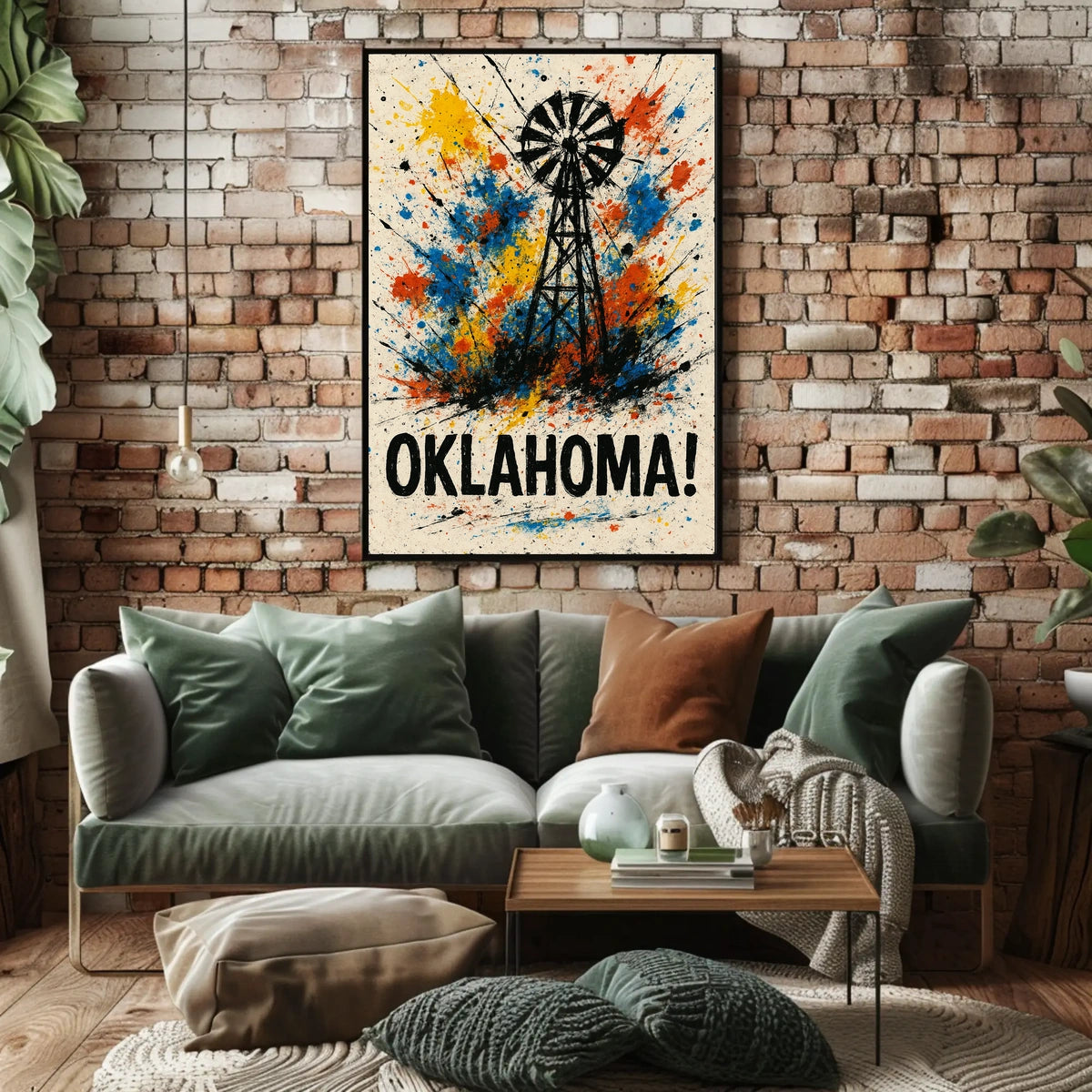 Oklahoma A Splash Of Color Poster