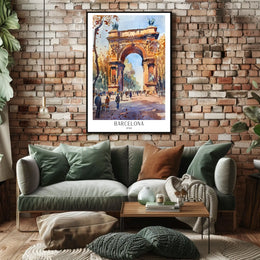 Barcelona Archway Poster