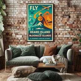 Explore Heard Island and McDonald Islands Poster