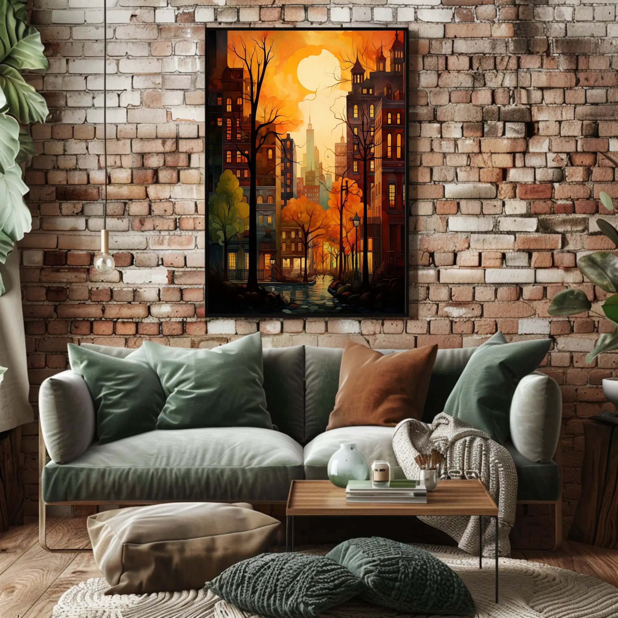 Autumn In The City Poster