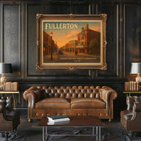 Fullerton History Community Travel Poster